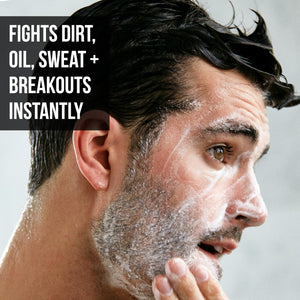 RUGGED & DAPPER - Daily Mens Face Wash + Scrub - 5 Month Supply - Deep Exfoliating Cleanser - Prevents Breakouts - Acne Face Wash Men's - USA Made with Natural Ingredients