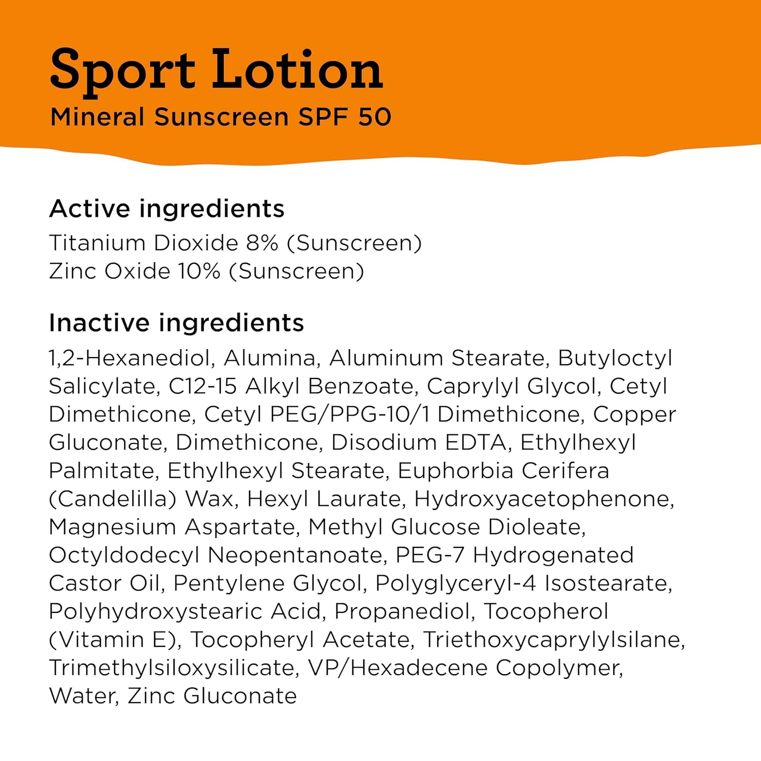 BLUE LIZARD Sport Mineral-Based Sunscreen Lotion - SPF 50+ - 3 oz