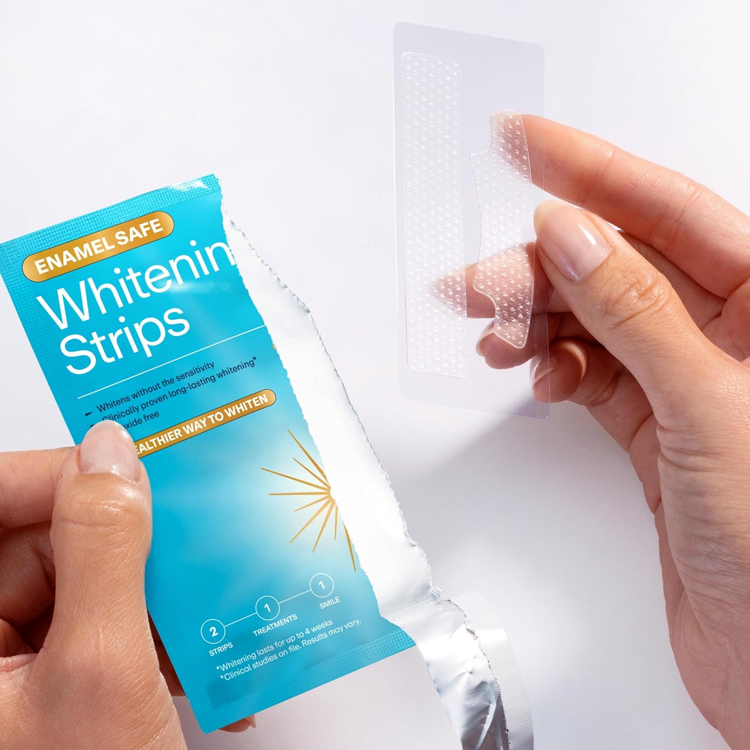 Lumineux Teeth Whitening Strips 9 Treatments – Peroxide Free - Enamel Safe for Whiter Teeth - Whitening Without The Sensitivity - Dentist Formulated - Sensitivity Free