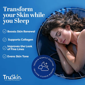 TruSkin Face Serum Duo – Vitamin C & Retinol Serum for Face – Anti-Aging Skin Care Gift Set for Women – Helps Improve Appearance of Fine Lines & Wrinkles for Smoother Looking Skin, 1 Fl Oz, 2 Bottles