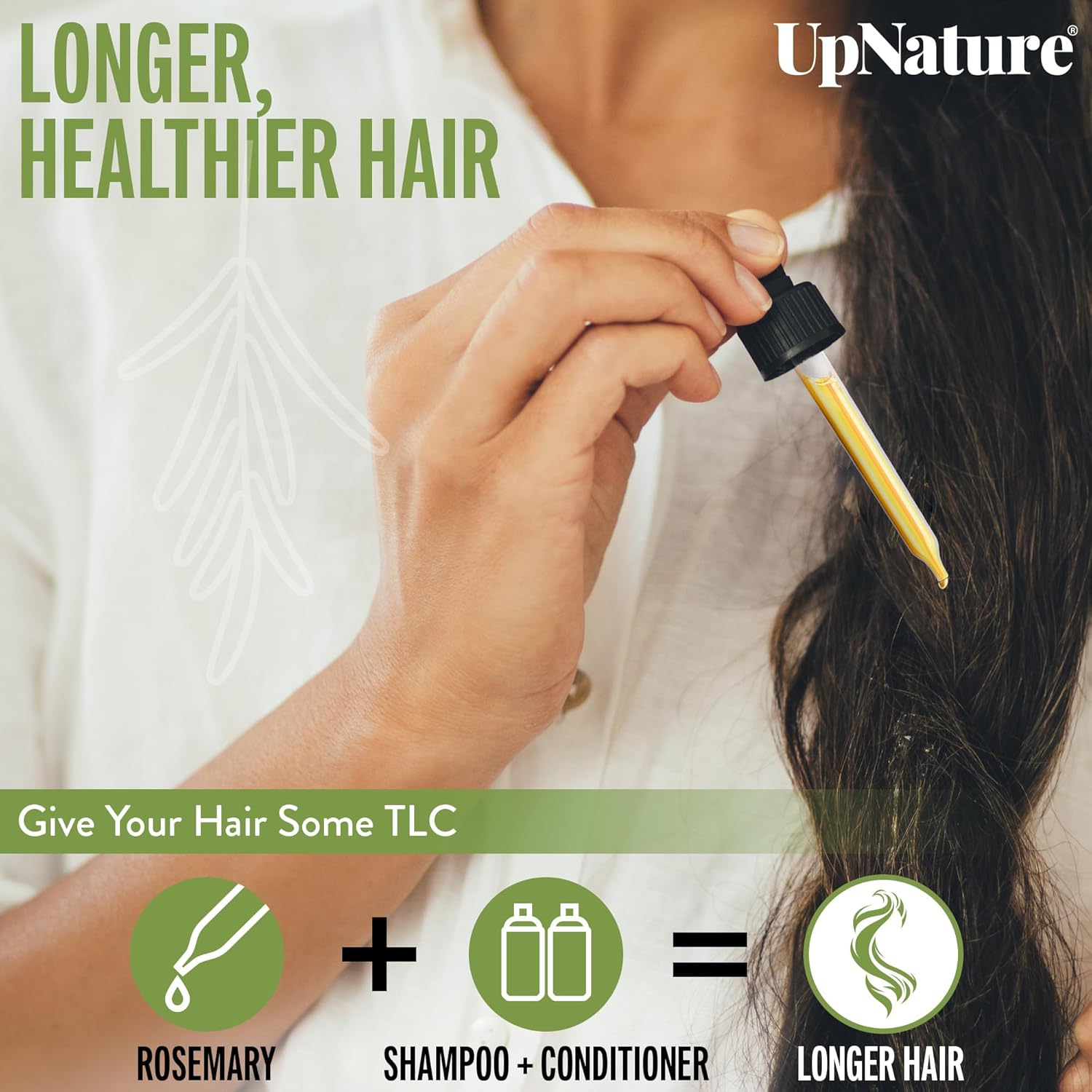 UpNature Rosemary Oil - 100% Pure Rosemary Essential Oil for Hair Growth, 2oz