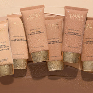 LAURA GELLER Quench-n-Tint Tinted Moisturizer – Lightweight Formula with Light Coverage – Porcelain/Fair Shade