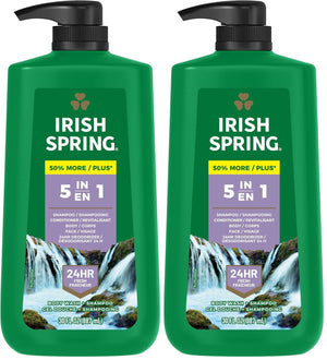Irish Spring Original Clean Body Wash, 30 Oz Pump (Pack of 4)