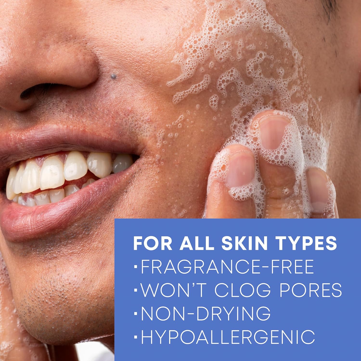 RoC Barrier Renew Gel to Foam Non Drying Facial Cleanser to Hydrate Skin, 12 Ounces