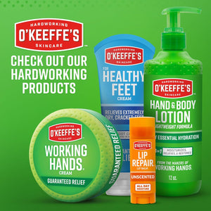 O'Keeffe's Working Hands Hand Cream for Extreme Dryness - 6.8 oz Value Size Jar (2 Pack) - Repairing Skincare for Cracked, Dry Hands