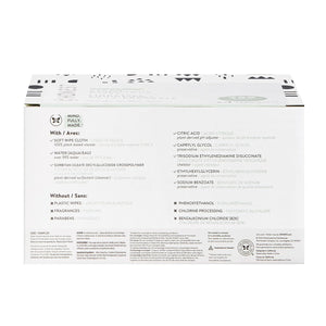 The Honest Company Clean Conscious Multi-Use Wipes | Hypoallergenic + Unscented for Sensitive Skin | Over 99% Water, Compostable, Plant Based, Baby Wipes | Geo Mood, 288 Count