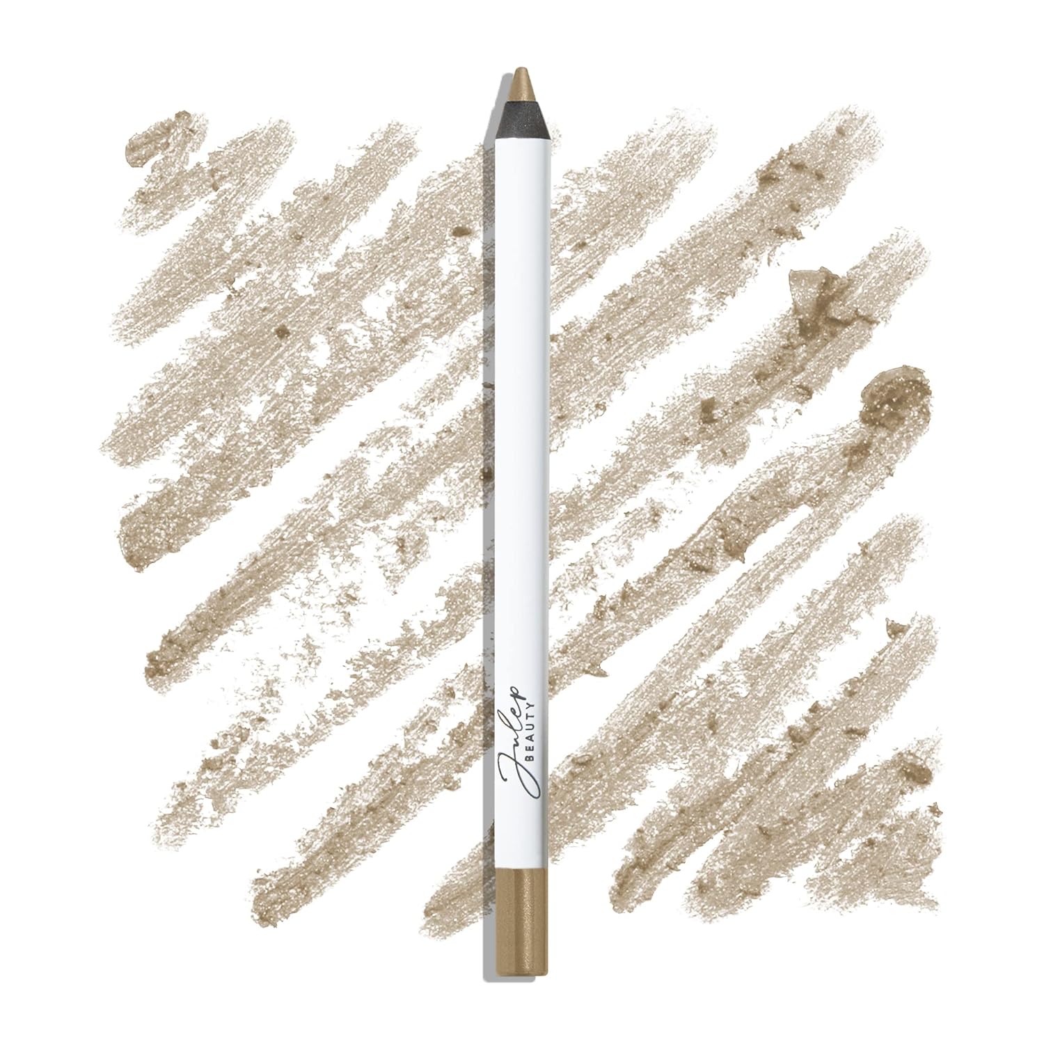Julep Eyeshadow 101 Crème-to-Powder Eyeshadow Stick Duo + When Pencil Met Gel Sharpenable Multi-Use Longwear Eyeliner Pencil, 3pc Set - Bronze Shimmer, Soft Black & Marmalade Shimmer