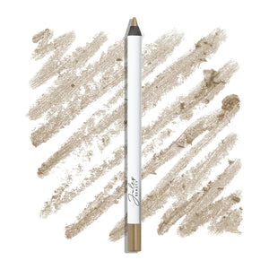 Julep Eyeshadow 101 Crème-to-Powder Eyeshadow Stick Duo + When Pencil Met Gel Sharpenable Multi-Use Longwear Eyeliner Pencil, 3pc Set - Bronze Shimmer, Soft Black & Marmalade Shimmer
