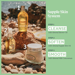 L'Occitane Almond Milk Concentrate, 48 Hour Hydration*, Moisturizes, Firms & Smooths Skin with Almond Milk & Oil, Clean Skincare, Non-Greasy, Vegan