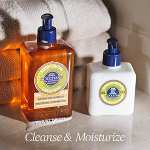 L’OCCITANE Shea Butter Extra-Gentle Moisturizing Lotion: Organic Verbena Extract, Relaxing Lavender, Comfort Skin, Fast-Absorbing Lotion, With 5% Organic Shea Butter, Vegan, Lightweight