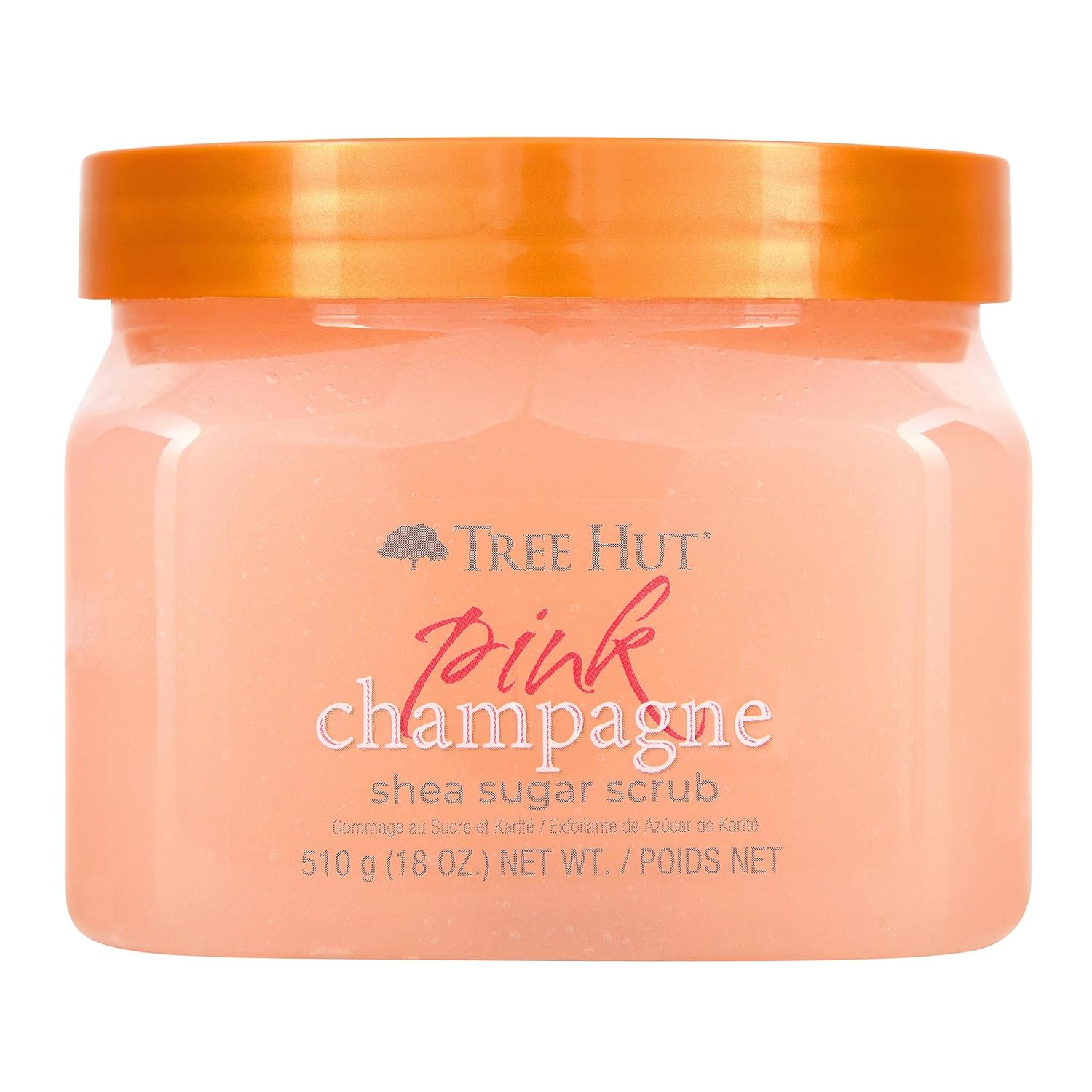Tree Hut Shea Sugar Scrub Tropical Mango, 18oz, Ultra Hydrating and Exfoliating Scrub for Nourishing Essential Body Care