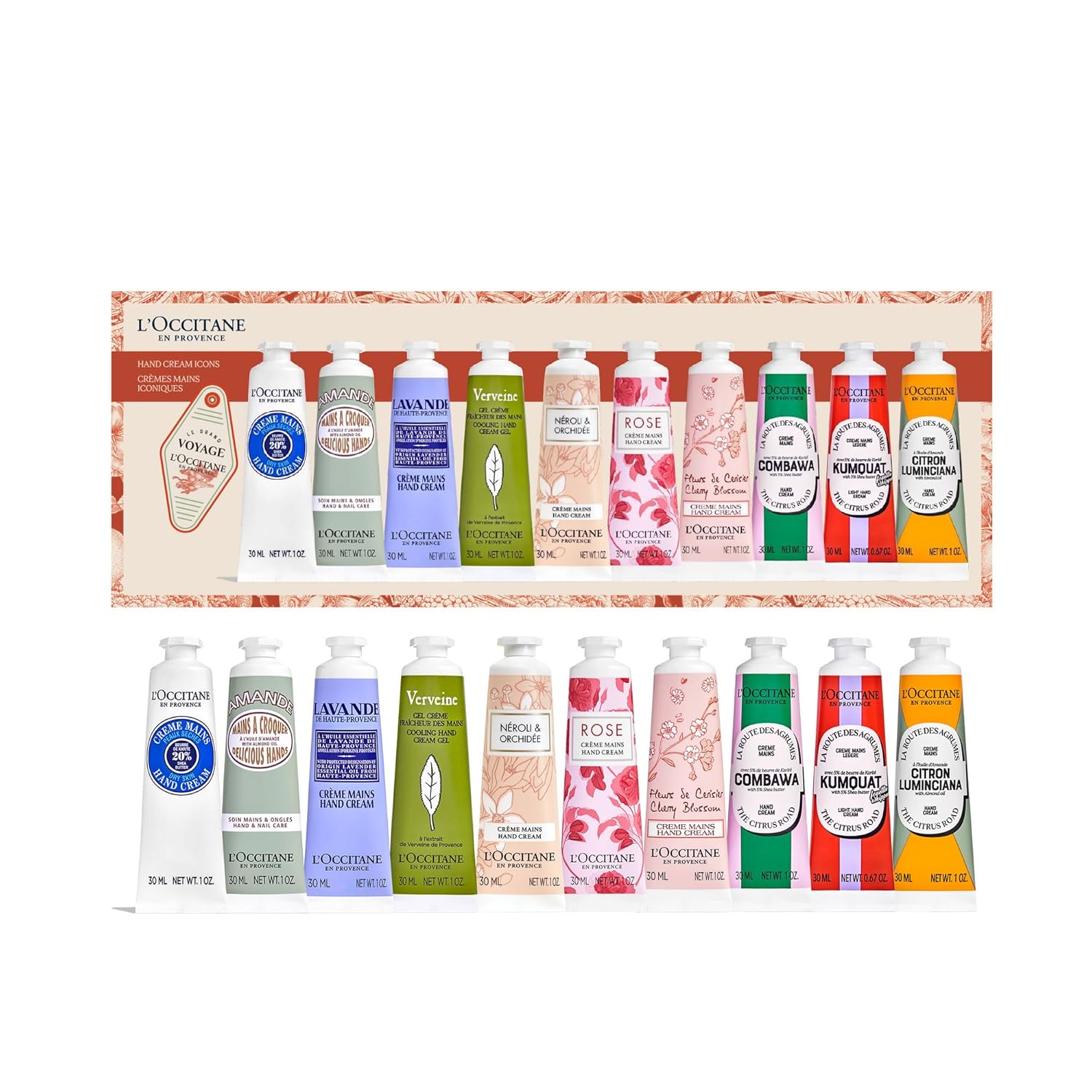 L'OCCITANE Nourishing & Protective Classic Hand Cream Holiday Sets: Gift the Best Moisturizing Hand Creams Including Almond, Shea Butter, Lavender, Limited Edition Citrus Scents & More