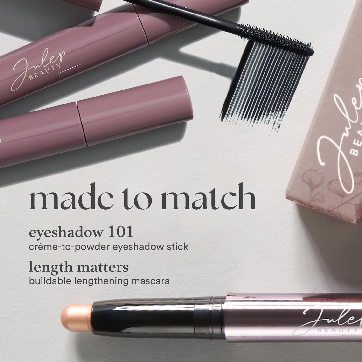 Julep Eyeshadow 101 Cream-to-Powder Waterproof Shadow Stick – Champagne Shimmer – Long-Lasting, Crease-Proof, Medium Golden-Beige Shimmer Cream Eyeshadow with Built-in Smudger