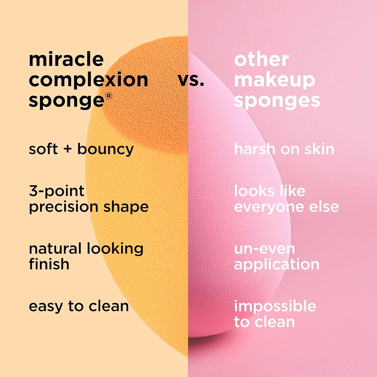 Real Techniques 5 Piece Everyday Essentials Makeup Brush Set, Includes 4 Brushes & Makeup Sponge, For Foundation, Blush, Bronzer, Contour, Eyeshadow, & Powder, Travel Gift Set, Cruelty-Free & Vegan