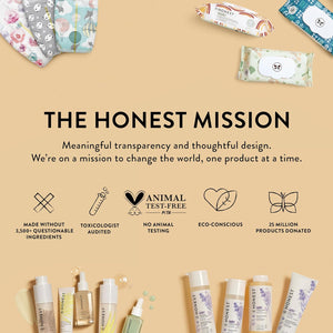 The Honest Company Clean Conscious Multi-Use Wipes | Hypoallergenic + Unscented for Sensitive Skin | Over 99% Water, Compostable, Plant Based, Baby Wipes | Geo Mood, 288 Count