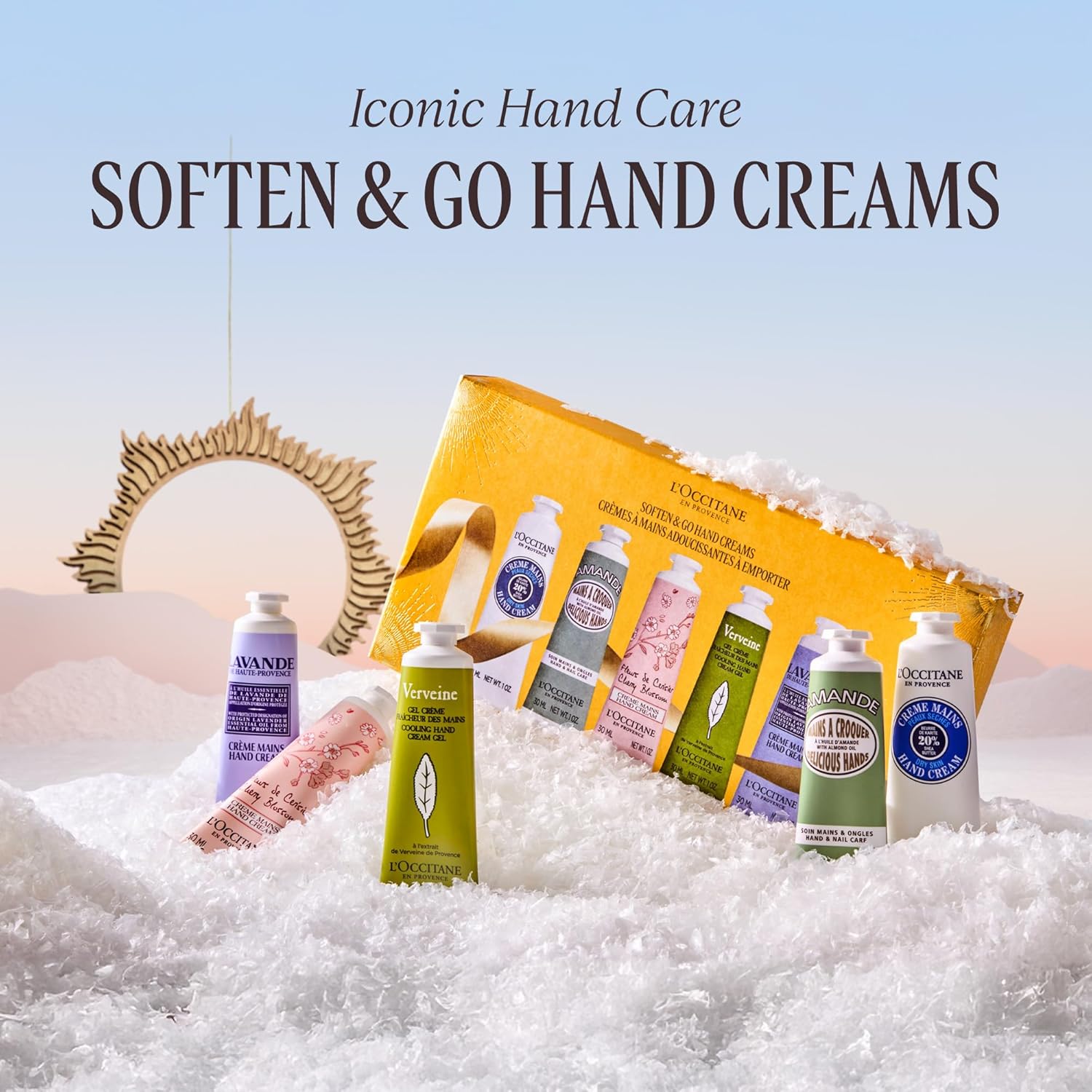 L'OCCITANE Nourishing & Protective Classic Hand Cream Holiday Sets: Gift the Best Moisturizing Hand Creams Including Almond, Shea Butter, Lavender, Limited Edition Citrus Scents & More