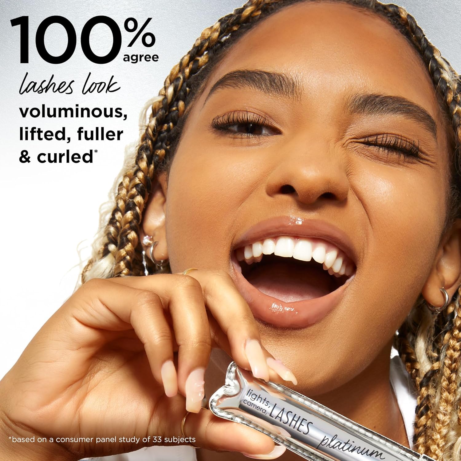 tarte lights, camera, lashes platinum voluminizing mascara