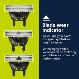 Philips Norelco OneBlade 360 Hybrid Face, Electric Beard Trimmer and Shaver, with 360 Blade Technology, 1x 360 Blade for Face, 5in1 Adjustable Comb, Model QP2724/90
