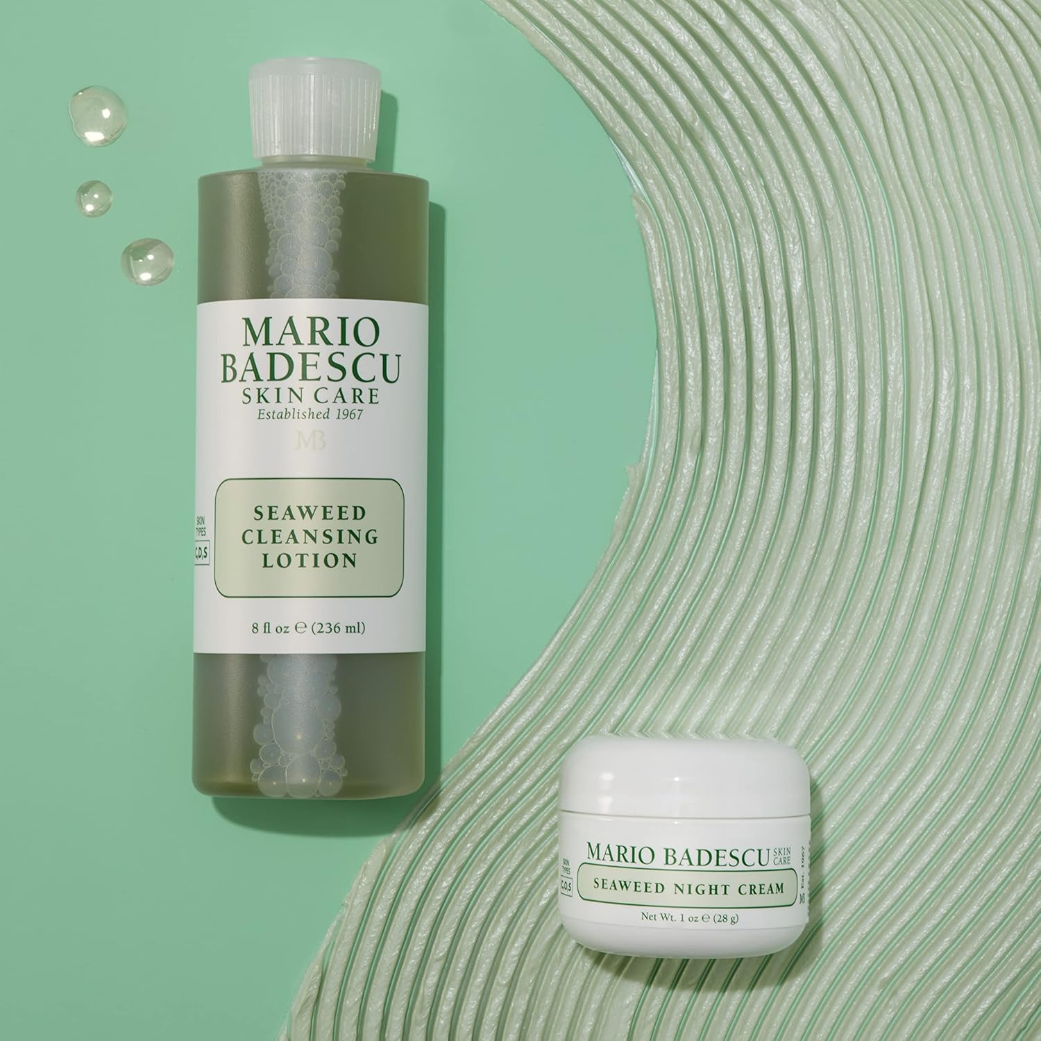 Mario Badescu Seaweed Cleansing Lotion for Combination, Dry and Sensitive Skin |Facial Toner that Clarifies and Replenishes |Formulated with Witch Hazel & Bladderwrack Extract