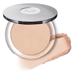 PUR Beauty 4-in-1 Pressed Mineral Makeup Powder Foundation with SPF 15 - Concealer & Finishing Compact Pressed Powder for Face - Buildable Medium to Full Coverage Foundation Powder
