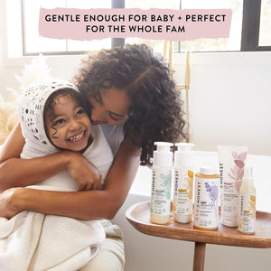The Honest Company 2-in-1 Cleansing Shampoo + Body Wash | Gentle for Baby | Naturally Derived, Tear-free, Hypoallergenic | Citrus Vanilla Refresh, 18 fl oz