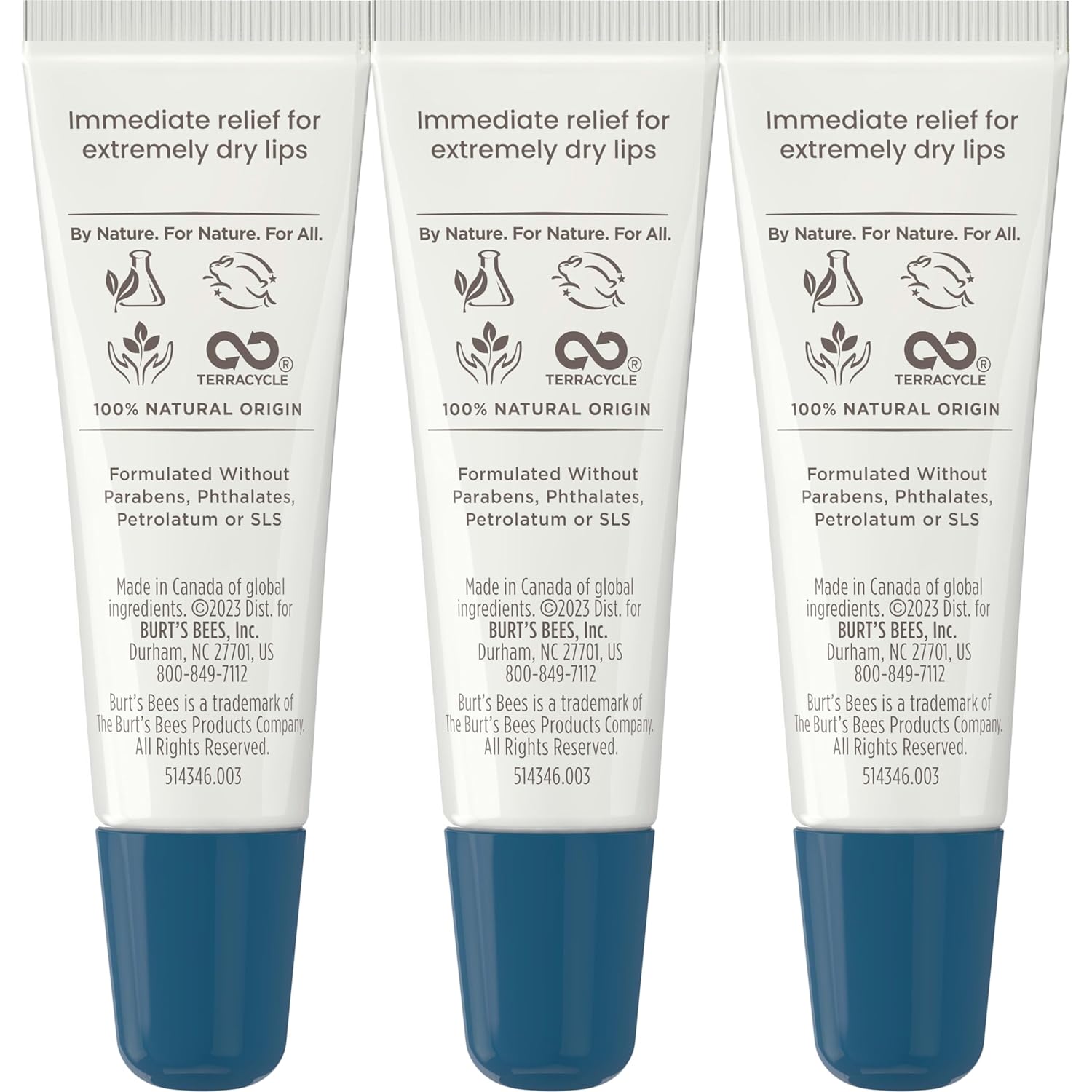Burts Bees Rescue Lip Relief with Shea Butter and Echinacea, 100% Natural Origin, 0.35 Ounces