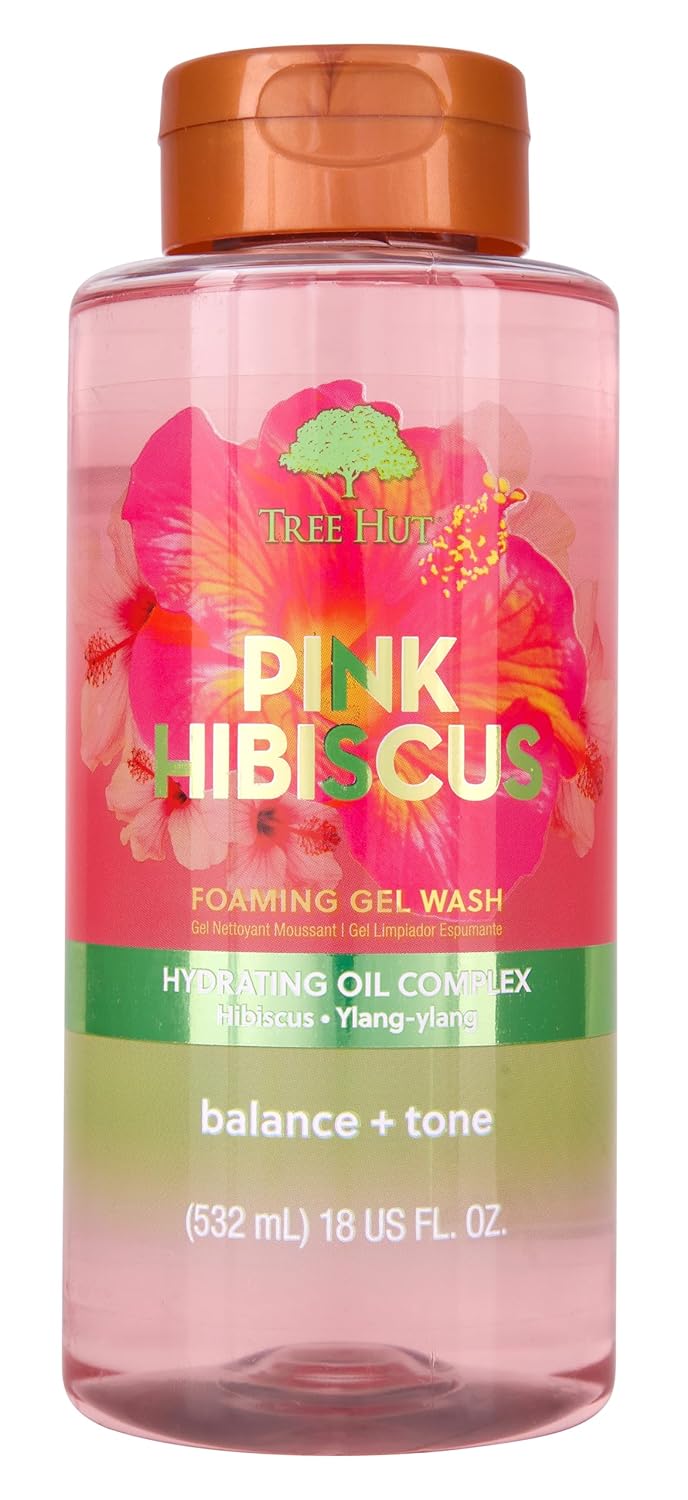 Tree Hut Watermelon Nourishing, Moisturizing & Hydrating Foaming Gel Wash, 18 oz.