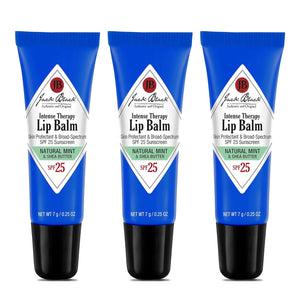 Jack Black Intense Therapy Lip Balm - Jack Black Lip Balm SPF 25 Sunscreen, SPF Lip Balm for Chapped Lips, Lip Sunscreen, Lip SPF, Lip Moisturizer for Dry Lips, Lip Balm with SPF, Lip Protection