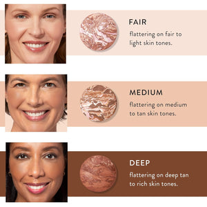LAURA GELLER NEW YORK Baked Bronze-N-Brighten Bronzer Powder - Medium - Natural Bronze Glow