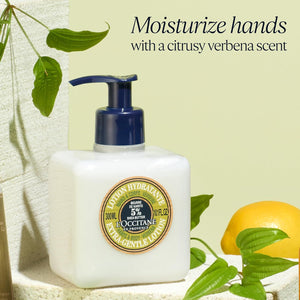 L’OCCITANE Shea Butter Extra-Gentle Moisturizing Lotion: Organic Verbena Extract, Relaxing Lavender, Comfort Skin, Fast-Absorbing Lotion, With 5% Organic Shea Butter, Vegan, Lightweight