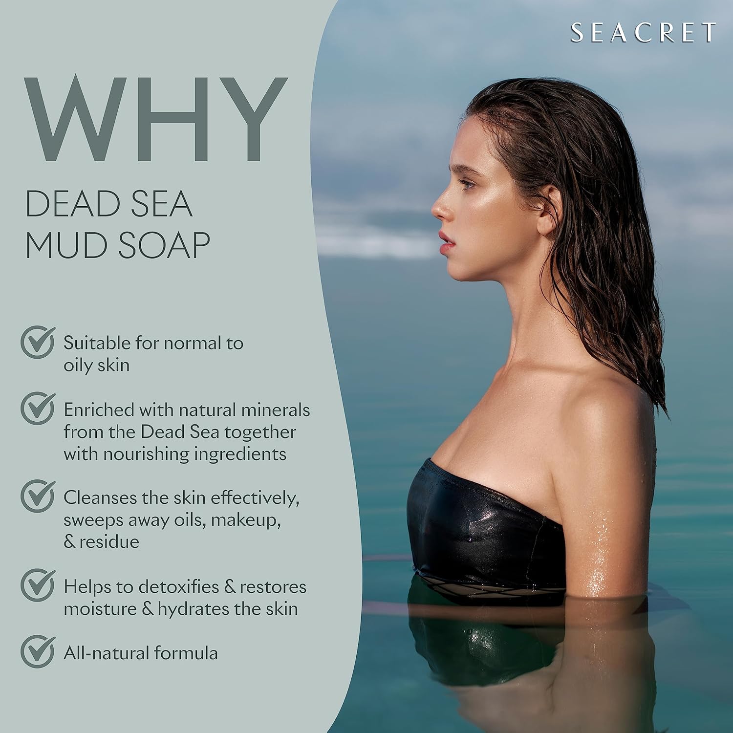 SEACRET Mud Bar Soap