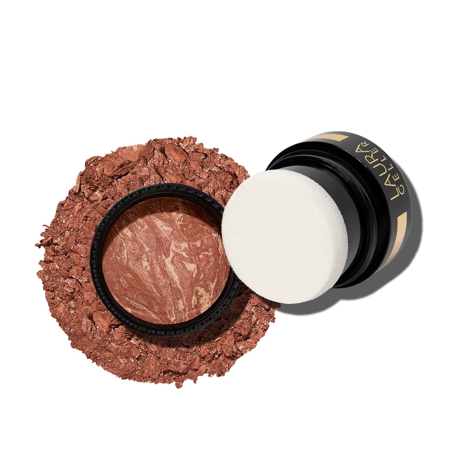 LAURA GELLER NEW YORK Baked Bronze-N-Brighten Bronzer Powder - Medium - Natural Bronze Glow