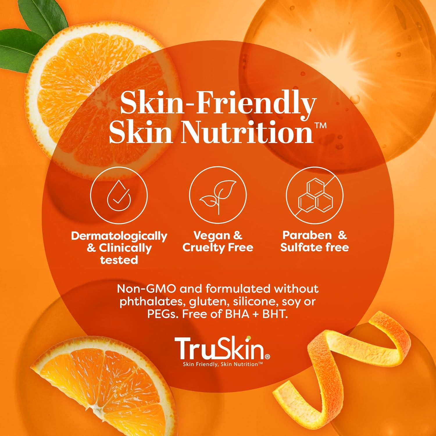 TruSkin Face Serum Duo – Vitamin C & Retinol Serum for Face – Anti-Aging Skin Care Gift Set for Women – Helps Improve Appearance of Fine Lines & Wrinkles for Smoother Looking Skin, 1 Fl Oz, 2 Bottles