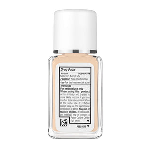 Neutrogena SkinClearing Oil-Free Acne and Blemish Fighting Liquid Foundation with.5% Salicylic Acid Acne Medicine, Shine Controlling Makeup for Acne Prone Skin, 30 Buff, 1 fl. oz