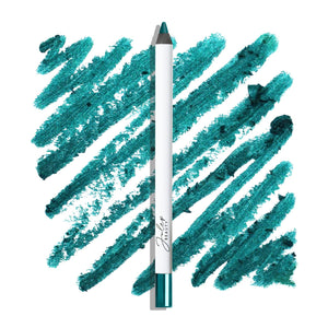 Julep Eyeshadow 101 Crème-to-Powder Eyeshadow Stick Duo + When Pencil Met Gel Sharpenable Multi-Use Longwear Eyeliner Pencil, 3pc Set - Bronze Shimmer, Soft Black & Marmalade Shimmer