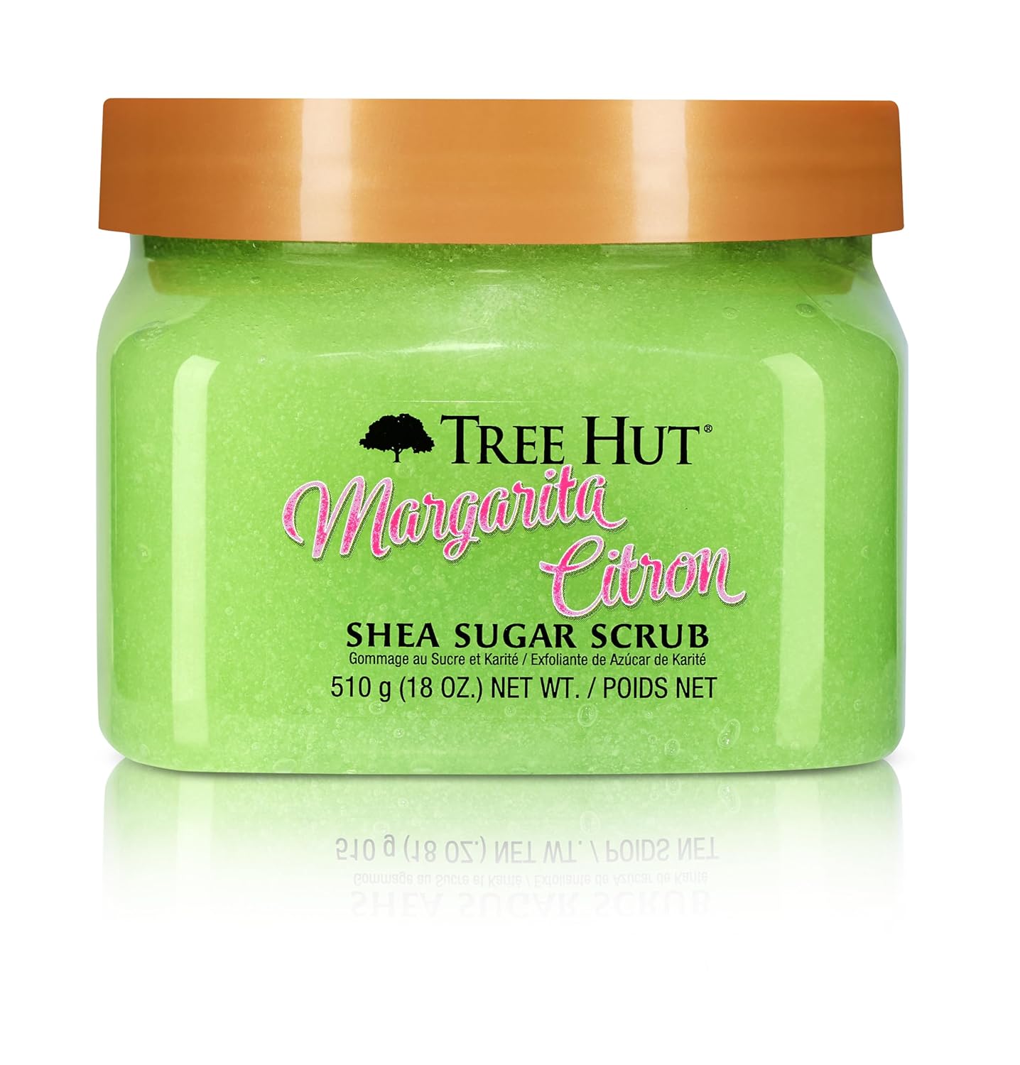 Tree Hut Shea Sugar Scrub Tropical Mango, 18oz, Ultra Hydrating and Exfoliating Scrub for Nourishing Essential Body Care