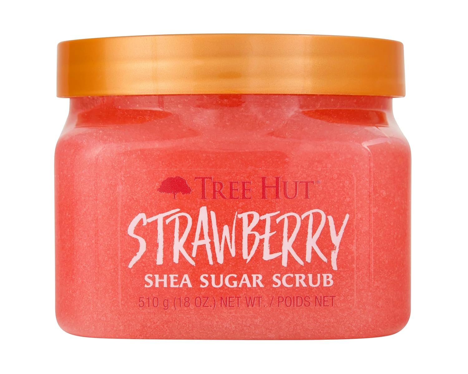 Tree Hut Shea Sugar Scrub Tropical Mango, 18oz, Ultra Hydrating and Exfoliating Scrub for Nourishing Essential Body Care