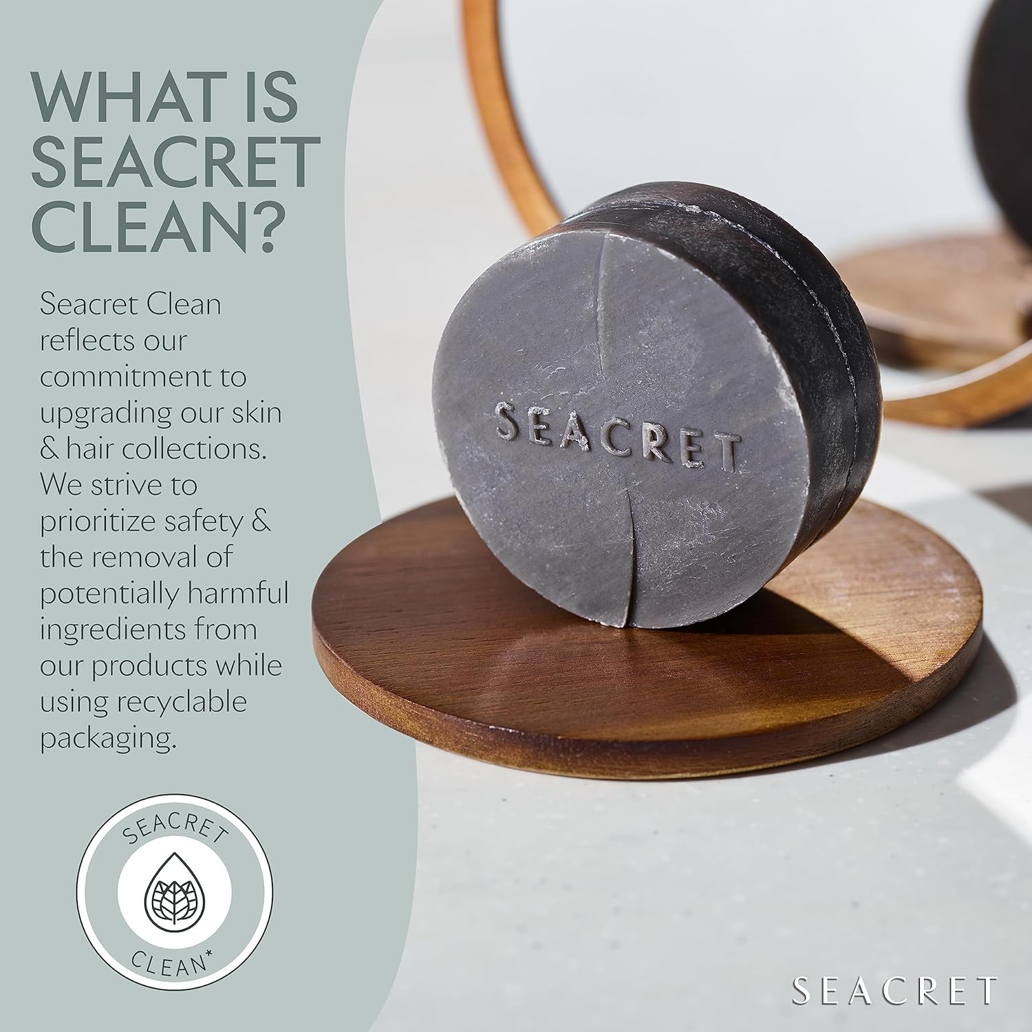 SEACRET Mud Bar Soap