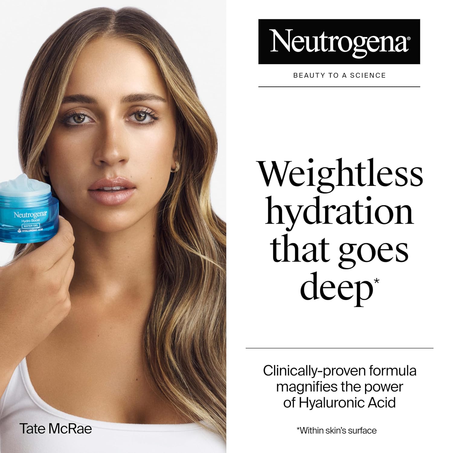 Neutrogena Hydro Boost Water Gel Face Moisturizer Starter Kit, includes Refillable Jar + Refill Pod, with Hyaluronic Acid for a Burst of Hydration & Dewy Skin, 1.7 oz Each