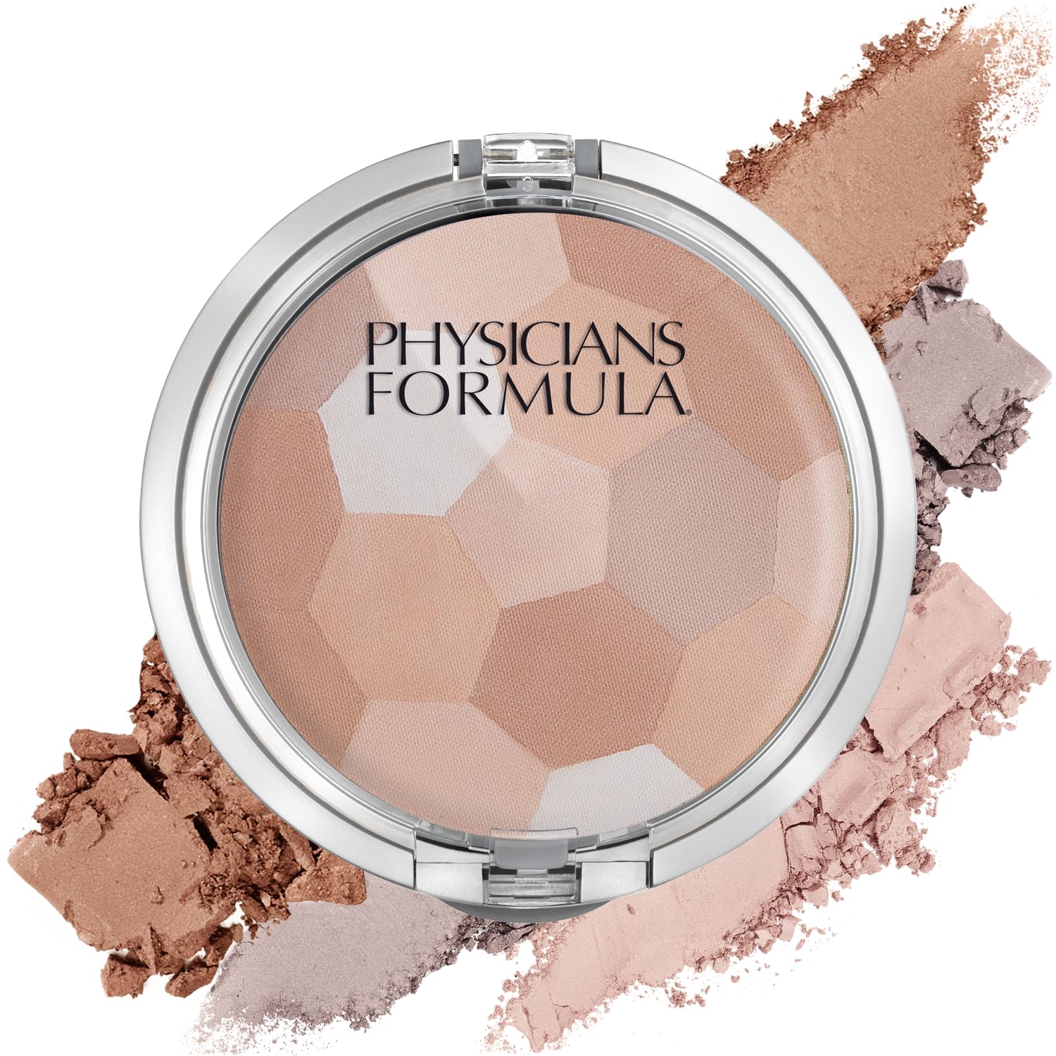 Physicians Formula Setting Powder Palette Multi-Colored Pressed Finishing Powder Translucent & Super BB Cream All in 1 Beauty Balm Foundation Cream SPF 30, Light