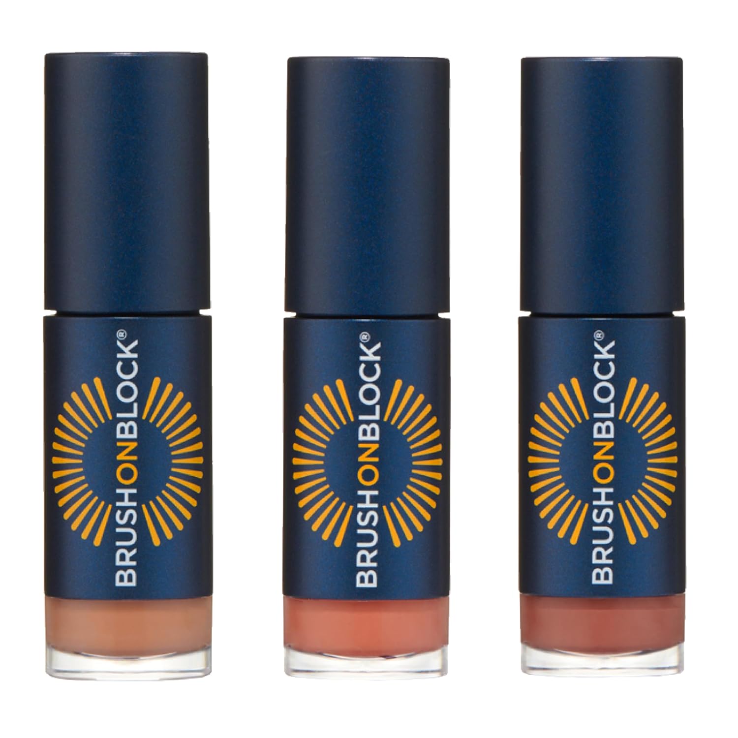 Brush On Block Sun Shine Protective Lip Oil SPF 30, Mineral Protection from UVA/UVB & Blue Light, Hydrating, Cruelty-Free, Gluten-Free, & Vegan, Fig