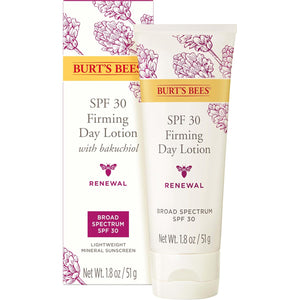 Burt's Bees Renewal Firming Face Cream, Anti-Aging Retinol Alternative, Moisturizing Natural Origin Skin Care, 1.8 Ounce (Packaging May Vary)
