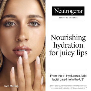 Neutrogena Hydro Boost Hyaluronic Acid Lip Balm, Nourishing Lip balm with Vitamin E Leaves Lips Feeling Hydrated, Sheer Pink Tinted Lip balm with a Sweet Berry Flavor, Sheer Berry, 0.5 oz