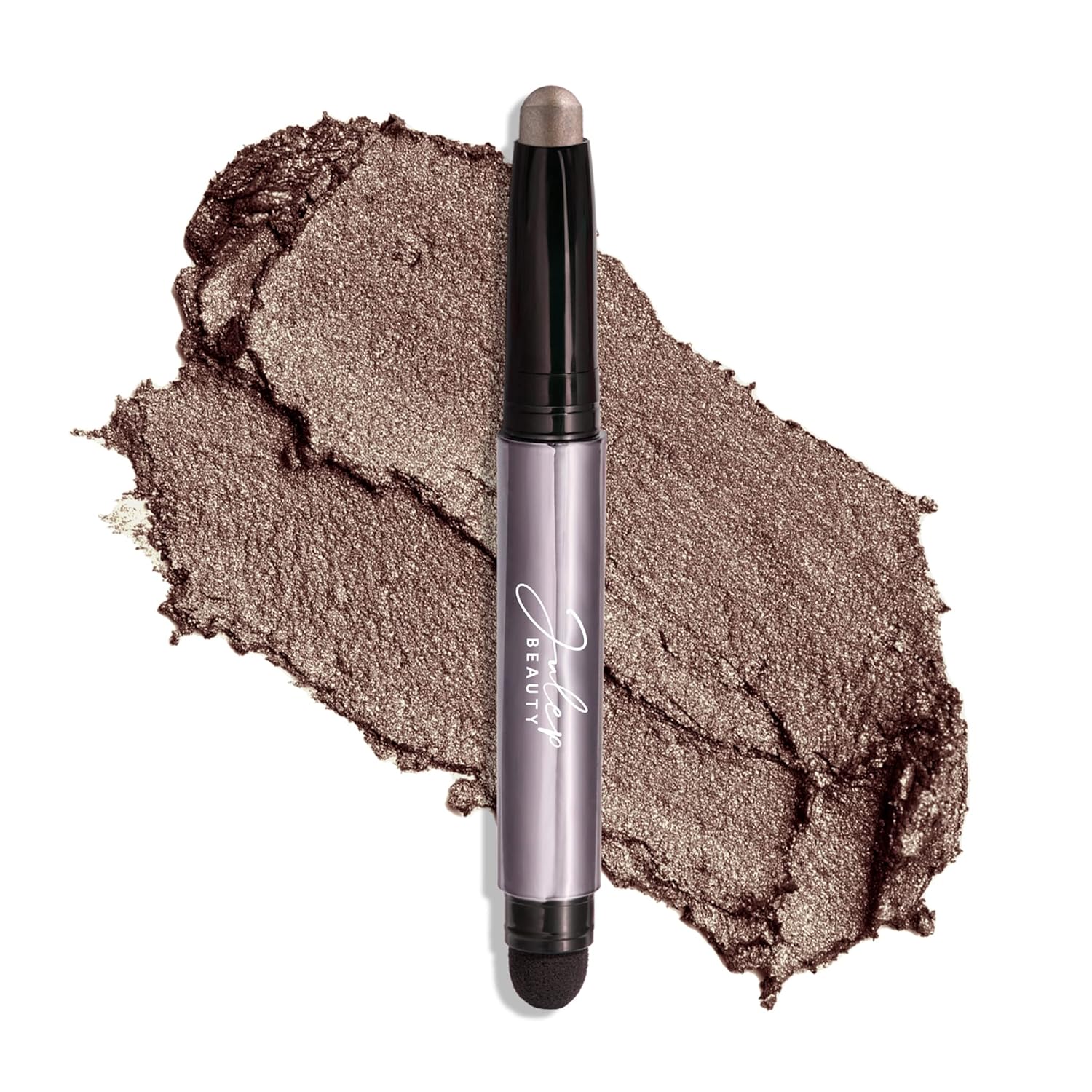 Julep Eyeshadow 101 Cream-to-Powder Waterproof Shadow Stick – Vanilla Matte – Long-Lasting, Crease-Proof, Light-Beige Matte Cream Eyeshadow with Built-in Smudger