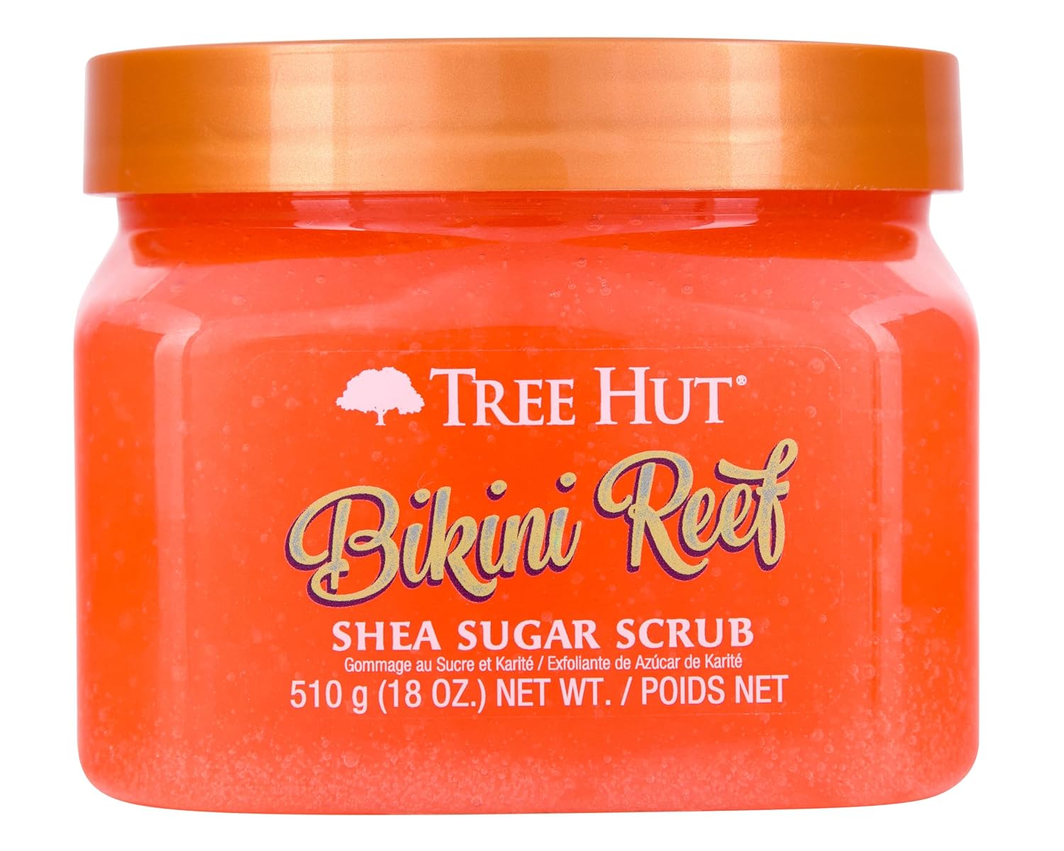 Tree Hut Shea Sugar Scrub Tropical Mango, 18oz, Ultra Hydrating and Exfoliating Scrub for Nourishing Essential Body Care