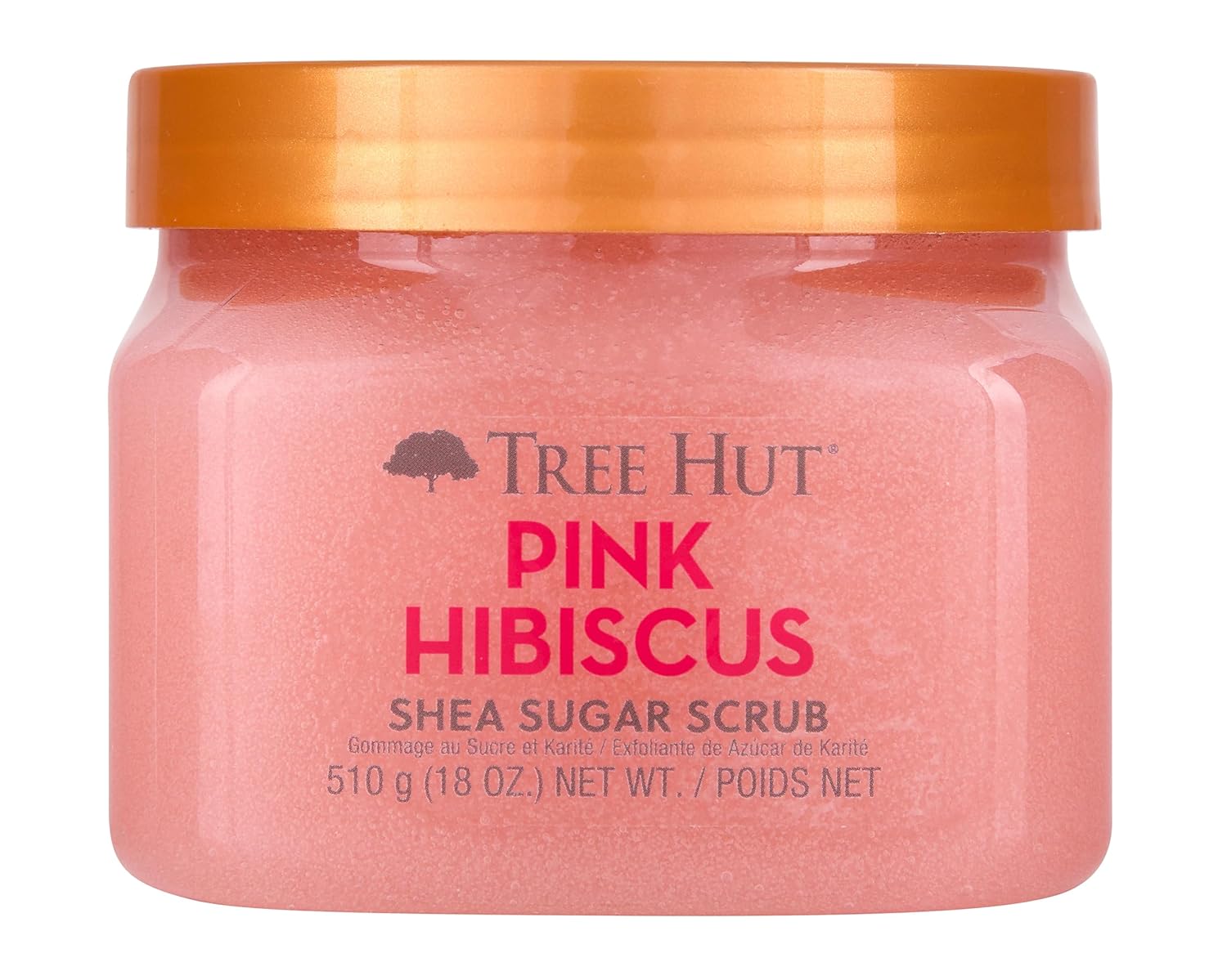 Tree Hut Shea Sugar Scrub Tropical Mango, 18oz, Ultra Hydrating and Exfoliating Scrub for Nourishing Essential Body Care