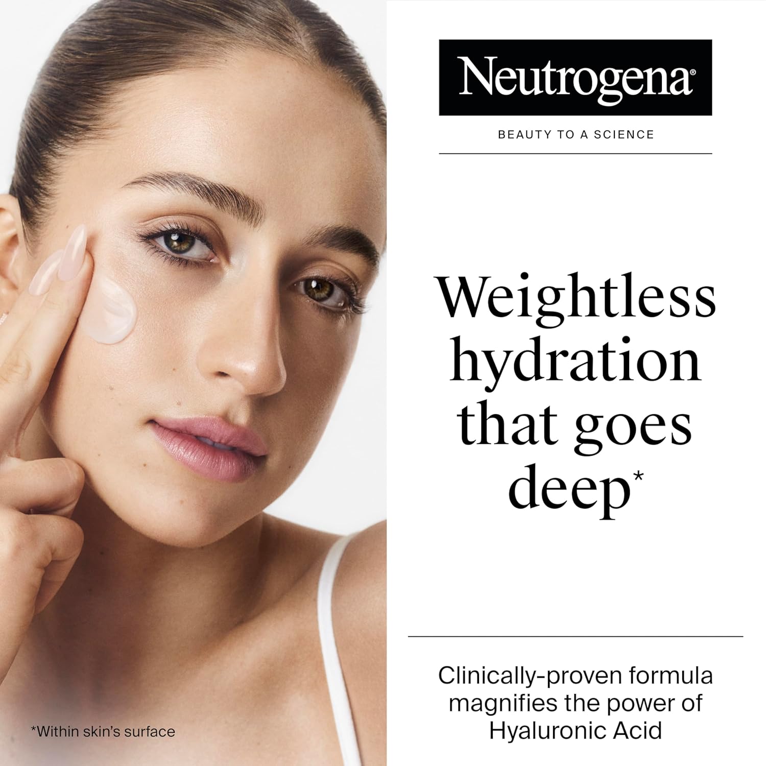 Neutrogena Hydro Boost Water Gel with Signature Fragrance, Hyaluronic Acid Face Moisturizer for Normal to Oily Skin, Delivers Hydration for Refreshed, Dewy Skin, 1.7 fl. oz