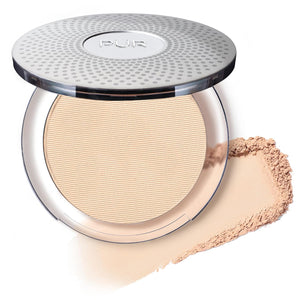 PUR Beauty 4-in-1 Pressed Mineral Makeup Powder Foundation with SPF 15 - Concealer & Finishing Compact Pressed Powder for Face - Buildable Medium to Full Coverage Foundation Powder