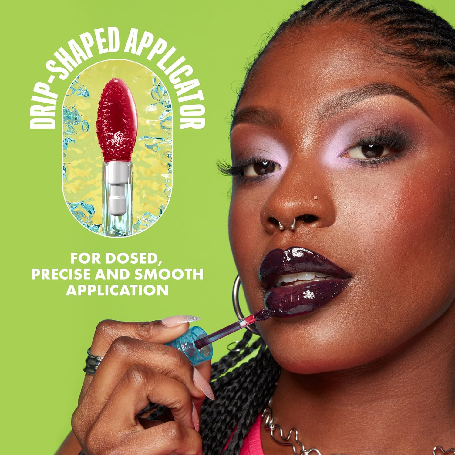 NYX PROFESSIONAL MAKEUP Lip IV Hydrating Glossy Lip Stain with 12HR Hydration - Hydra Honey (Brown)