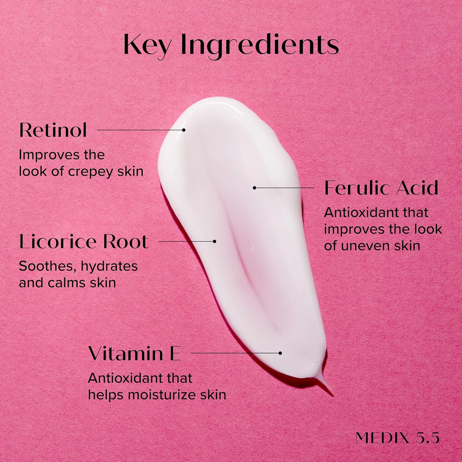 Medix 5.5 Retinol Body Lotion Skincare Moisturizer | Anti Aging Retinol Body Cream | Skin Care Tightening Lotion For Women & Men Helps Diminish Look Of Crepey Skin, Wrinkles, & Fine Lines, 2-Pack